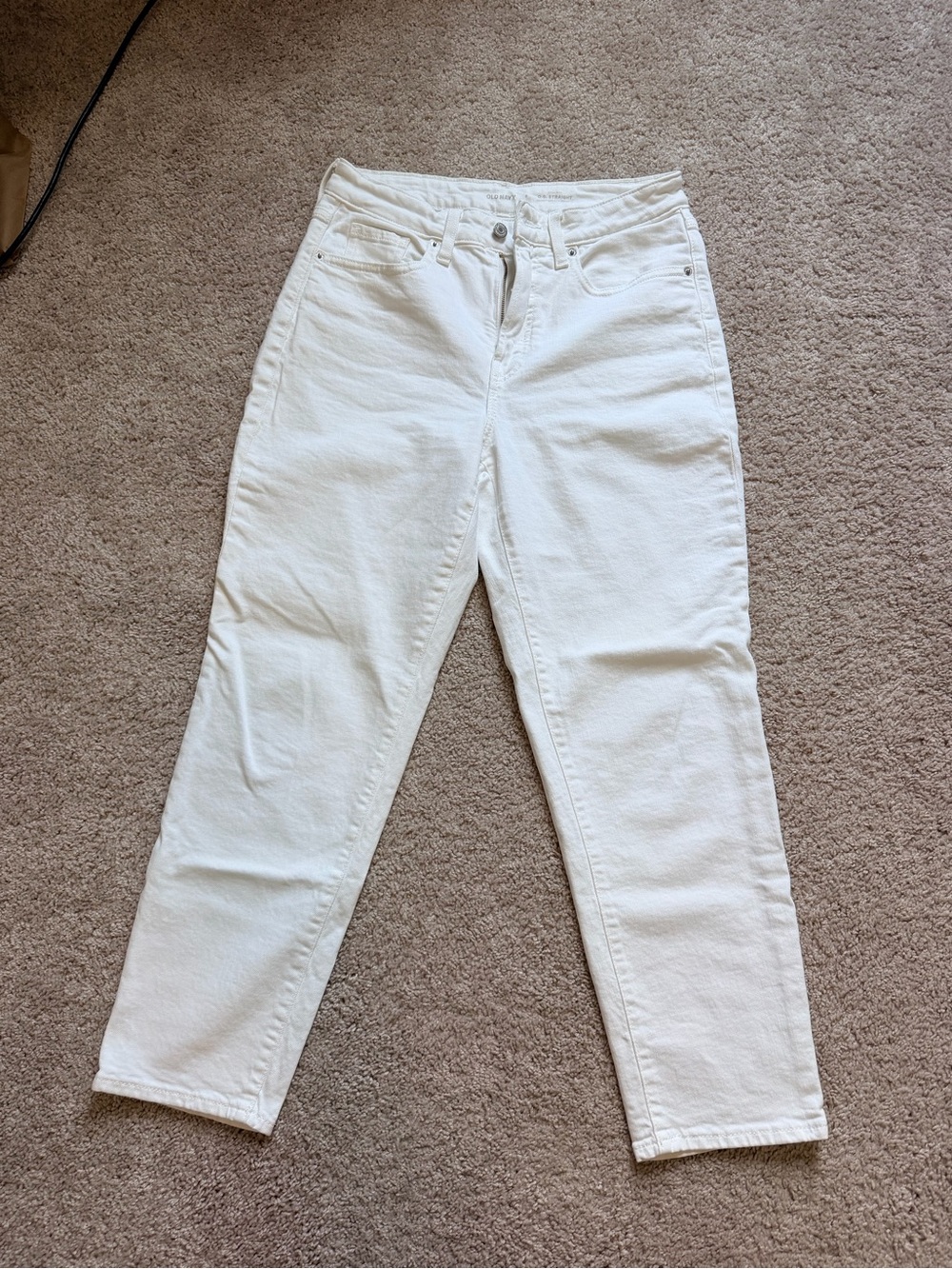 Old Navy White Jeans OG Straight - Size 8